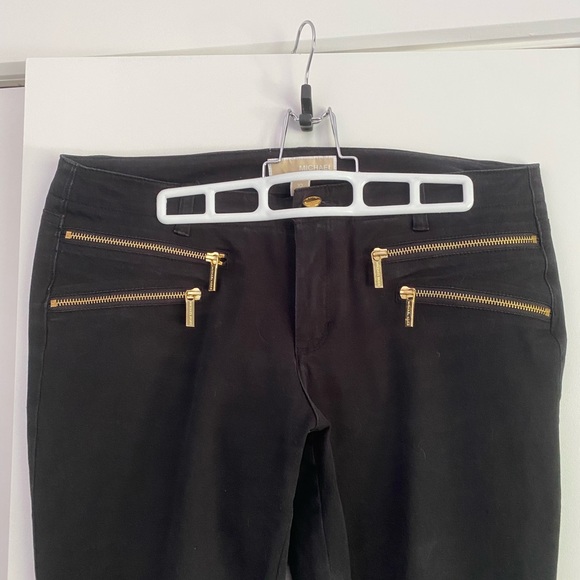 Michael Kors size 10 skinny jeans with gold hardware - Picture 3 of 8
